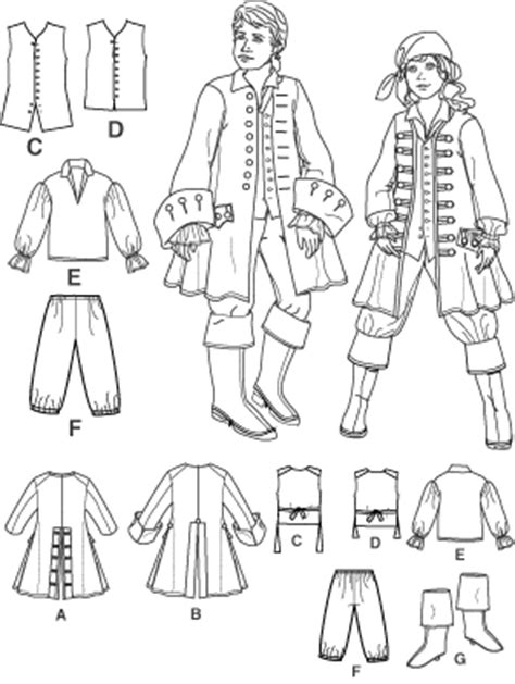 pirate jacket pattern